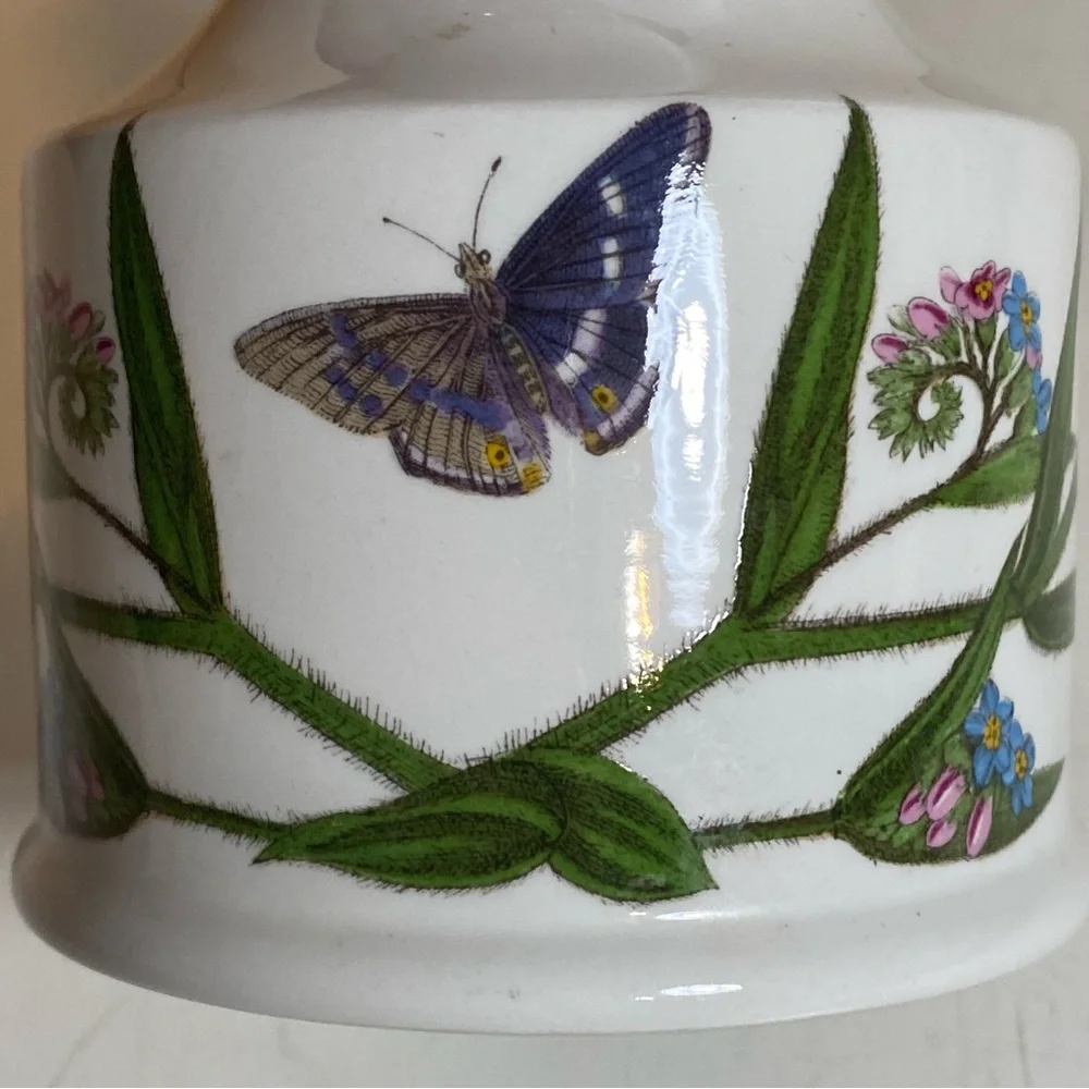 Discontinued Portmeirion Botanic Garden Forget-Me-Not Lotion Soap Dispenser